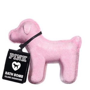 New Pink Dog Bath Bomb